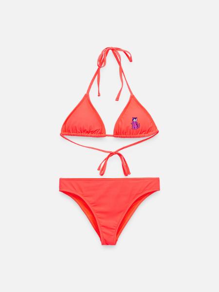 Monster Cat - Frauen Bikini - Korallenrot