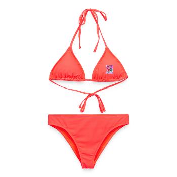 K‑Pop Style - Bikini femme - corail - Devant - AI Model Female 172 dark (172cm)