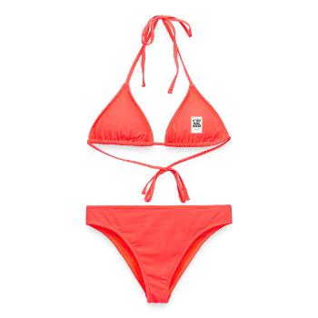 Si vous avez des problèmes – Affiche humoristique minimaliste - Bikini femme - corail - Devant - AI Model Female 172 dark (172cm)