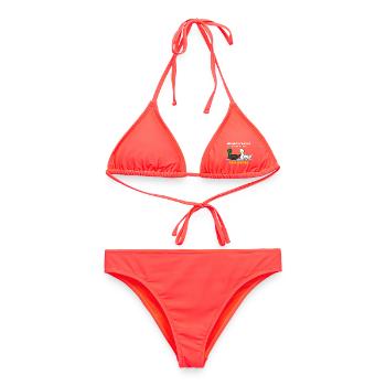 Ein Leben ohne Enten ist möglich aber sinnlos - Frauen Bikini - Korallenrot - Vorne - AI Model Female 172 dark (172cm)