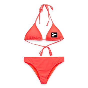 Avion qui décolle - Bikini femme - corail - Devant - AI Model Female 172 dark (172cm)