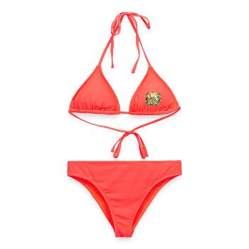 Waiting for Halloween Skeleton Hallloween Anticipation - Women's Bikini - coral - Front - AI Model Female 172 dark (172cm)