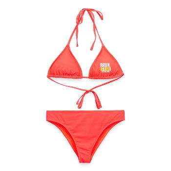 Be Kind Gegen Mobbing - Frauen Bikini - Korallenrot - Vorne - AI Model Female 172 dark (172cm)