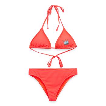 Couronne - Bikini femme - corail - Devant - AI Model Female 172 dark (172cm)