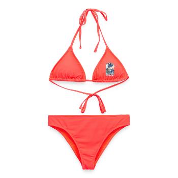 Hoffnung stirbt nie Erde Planet Taube Frieden Welt - Frauen Bikini - Korallenrot - Vorne - AI Model Female 172 dark (172cm)