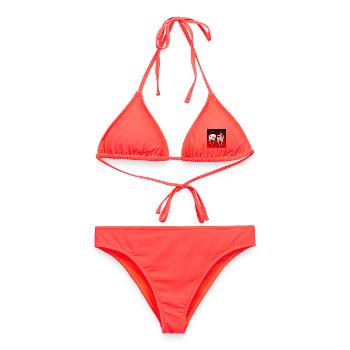 HALLOWEEN-GEISTER KRÜCKEN - Frauen Bikini - Korallenrot - Vorne - AI Model Female 172 dark (172cm)
