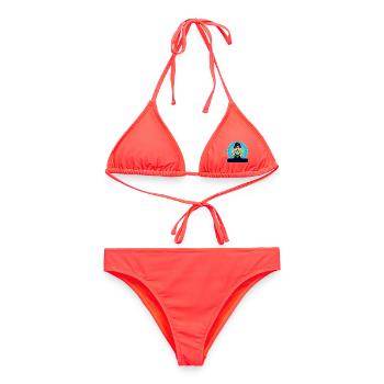 Cadeaux personnalisés Navigation - Bikini femme - corail - Devant - AI Model Female 172 dark (172cm)