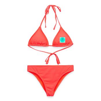 Poissons - Bikini femme - corail - Devant - AI Model Female 172 dark (172cm)