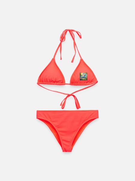 Einhorn im Wald - Frauen Bikini - Korallenrot