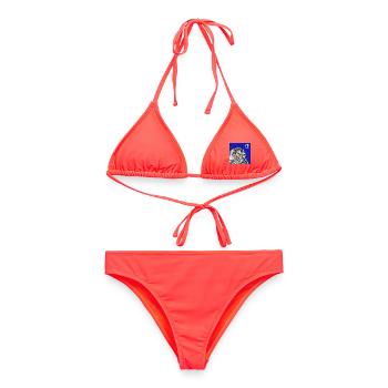 Baekho - Frauen Bikini - Korallenrot - Vorne - AI Model Female 172 dark (172cm)