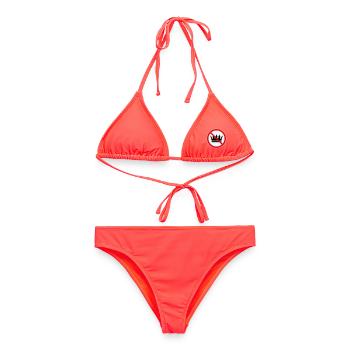 Pas de rois ! (Projet de protestation / 3C) - Bikini femme - corail - Devant - AI Model Female 172 dark (172cm)