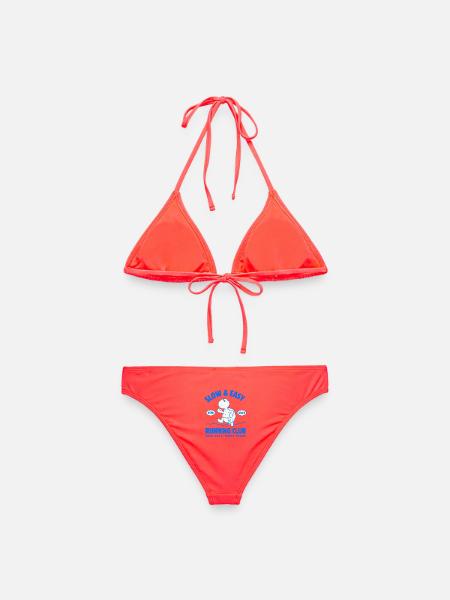 Slow & Easy Running Club - Frauen Bikini - Korallenrot