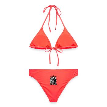 Jesus Is King Crown of Thorns - Women's Bikini - coral - Back - AI Model Female 172 dark (172cm)