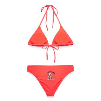 Glaces en service - Bikini femme - corail - Dos - AI Model Female 172 dark (172cm)