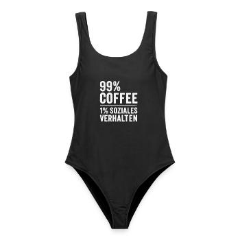 99 % Café - Maillot de bain femme - noir - Devant - AI Model Female 172 light (172cm)