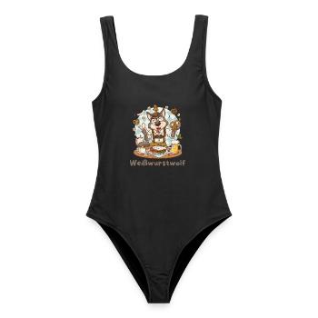 Moulin à saucisses Kochheld Bavarois - Maillot de bain femme - noir - Devant - AI Model Female 172 light (172cm)