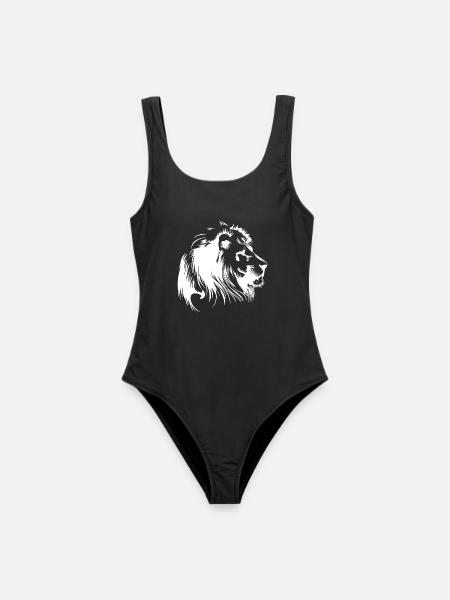lion - Frauen Badeanzug - Schwarz