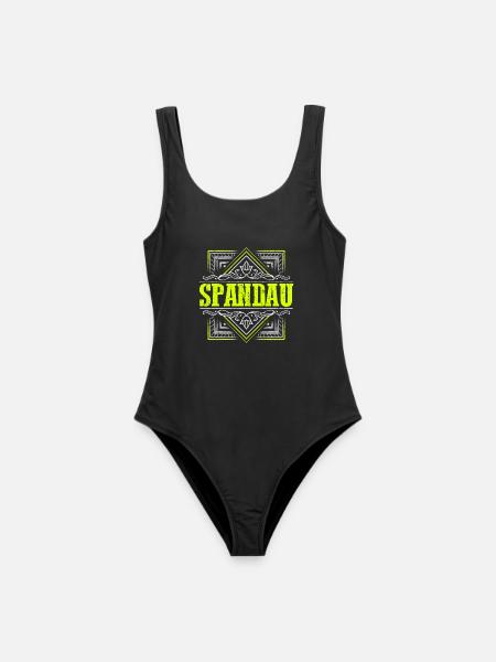 Berlin Spandau - für Berliner - Spandauer - Frauen Badeanzug - Schwarz