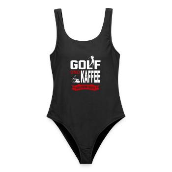 Golf Golfer Verein Golfspieler Sport für Golfer - Frauen Badeanzug - Schwarz - Vorne - AI Model Female 172 light (172cm)
