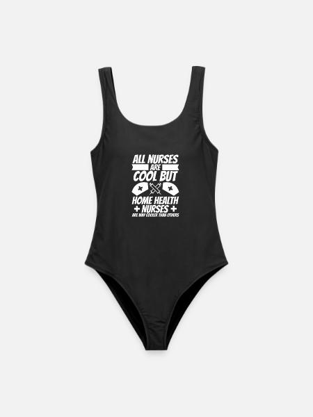 All Nurses Are Cool - But Home Health Nurses - Frauen Badeanzug - Schwarz