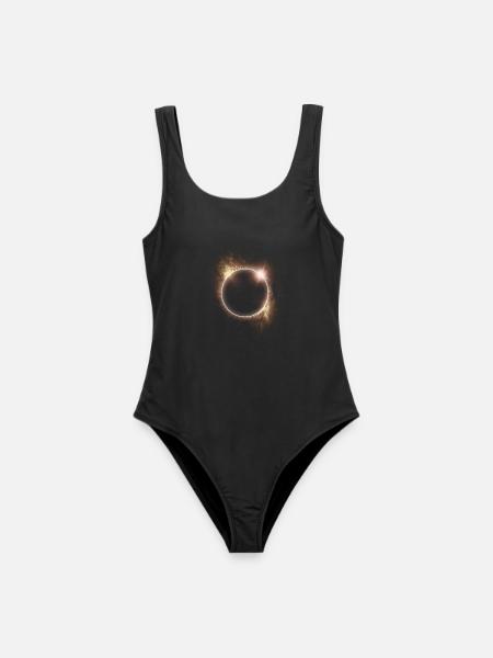 SONNENFINSTERNIS ASTRONOMIE-LIEBHABER - Frauen Badeanzug - Schwarz