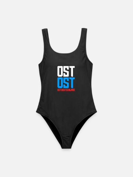Ost Ost Ostdeutschland Ossis Osten Ostdeutscher - Frauen Badeanzug - Schwarz
