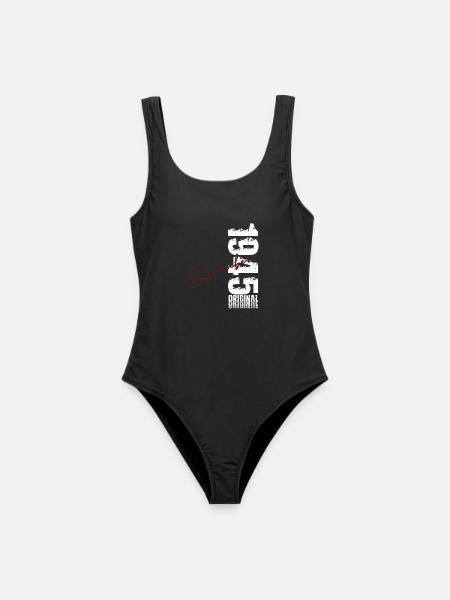 18. Geburtstag Original Dezember Jahrgang 1945 - Frauen Badeanzug - Schwarz