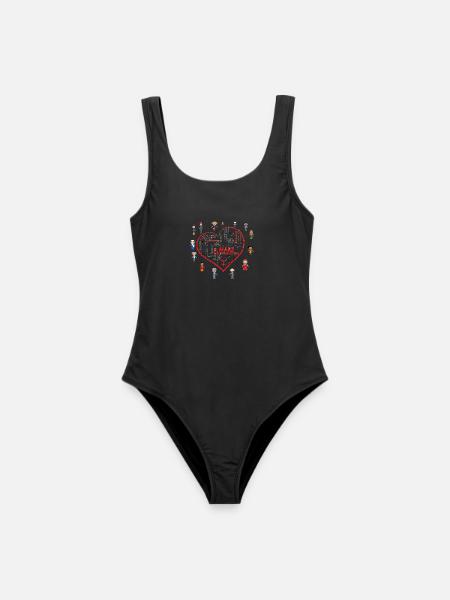 International Women's Day Women's Day 8 March - Women's Swimsuit - black