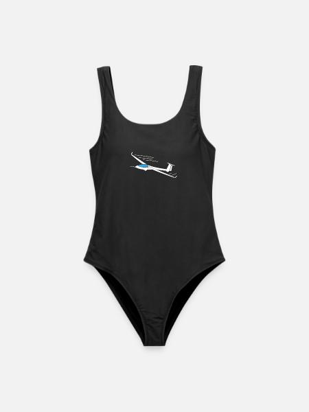 Segelflugzeug Segelflieger Geschenkideen - Frauen Badeanzug - Schwarz