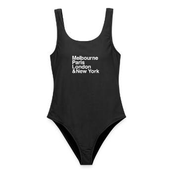 GRAND CHELEM Tennis - Maillot de bain femme - noir - Devant - AI Model Female 172 light (172cm)