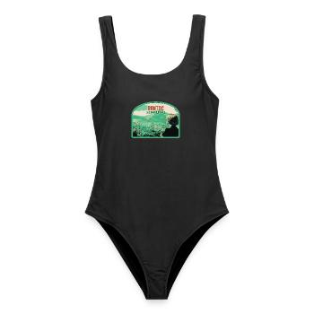 Bontoc et ses Rizières en Terrasses, Philippines - Maillot de bain femme - noir - Devant - AI Model Female 172 light (172cm)