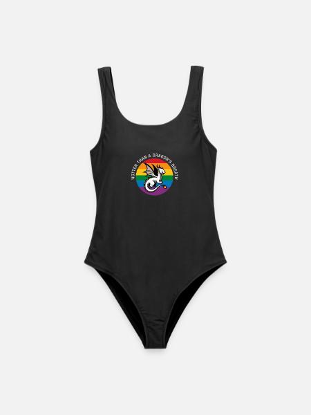 Lgbt-Drache - Frauen Badeanzug - Schwarz