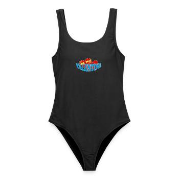 Valentine - Women's Swimsuit - black - Front - AI Model Female 172 light (172cm)
