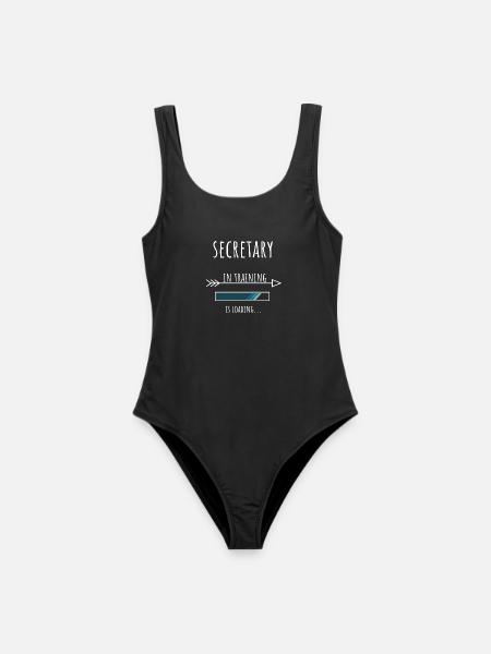 Secretary Geschenk Beruf Ausbildung Sekretär - Frauen Badeanzug - Schwarz