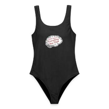 Ne croyez pas tout ce que vous pensez en disant la sagesse - Maillot de bain femme - noir - Devant - AI Model Female 172 light (172cm)