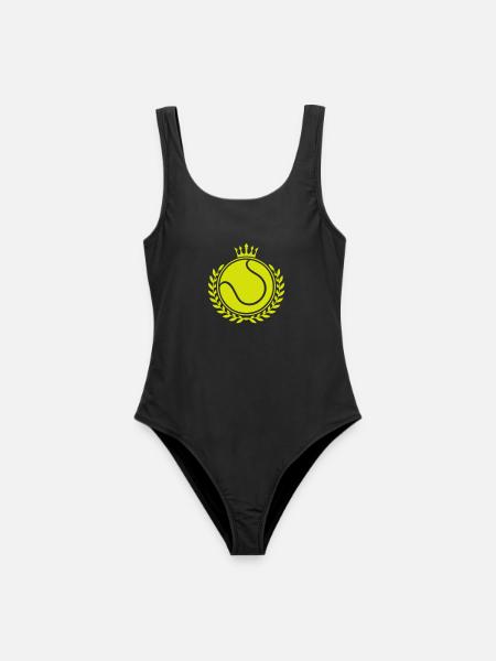 Tennis Symbol - Frauen Badeanzug - Schwarz