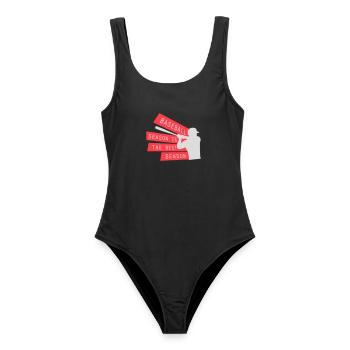 La saison de baseball est la meilleure saison des sports de fans - Maillot de bain femme - noir - Devant - AI Model Female 172 light (172cm)