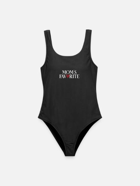 Favorite Child Mom's Darling - Women's Swimsuit - black