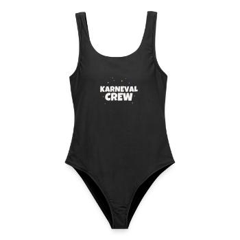 Carnival Crew Carnival Costume Party Group Celebrations - Women's Swimsuit - black - Front - AI Model Female 172 light (172cm)