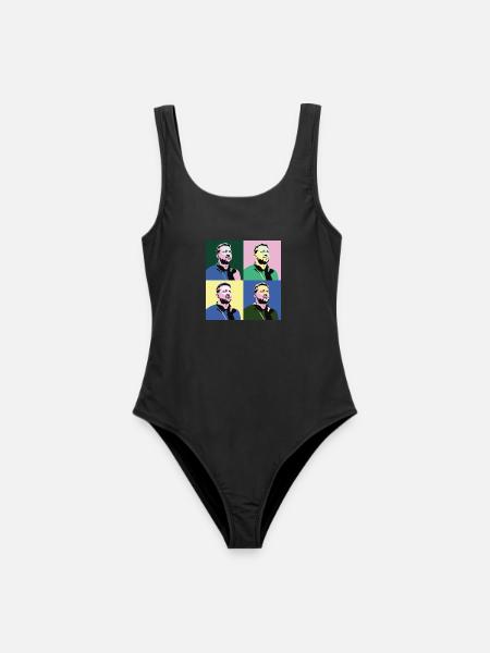 Selenskyj Pop-Art - Frauen Badeanzug - Schwarz