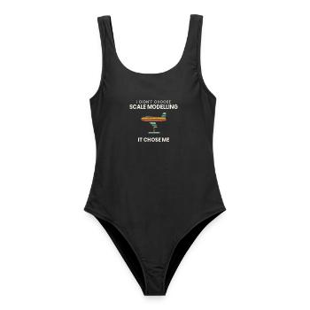 Lustiges Modellbau Shirt Modellbauer Geschenk - Frauen Badeanzug - Schwarz - Vorne - AI Model Female 172 light (172cm)