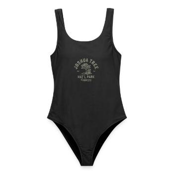 Der Nationalpark Vintage Joshua Tree - Frauen Badeanzug - Schwarz - Vorne - AI Model Female 172 light (172cm)