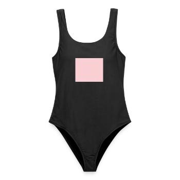 Rose - Frauen Badeanzug - Schwarz - Vorne - AI Model Female 172 light (172cm)