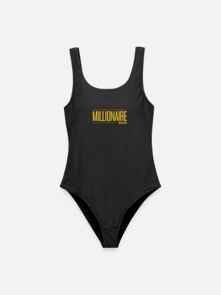 MILLIONAIRE - Frauen Badeanzug - Schwarz