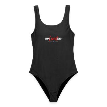 RAWMOVE – Strength In Motion  - Frauen Badeanzug - Schwarz - Vorne - AI Model Female 172 light (172cm)