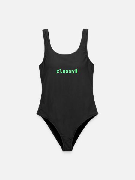 classy | Developer mood - Frauen Badeanzug - Schwarz