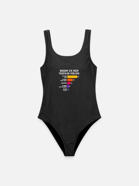 Warum ich beim Triathlon verliere Triathlon - Frauen Badeanzug - Schwarz