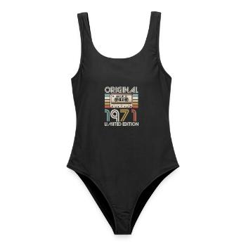 Original 1977 Édition Limitée - Maillot de bain femme - noir - Devant - AI Model Female 172 light (172cm)