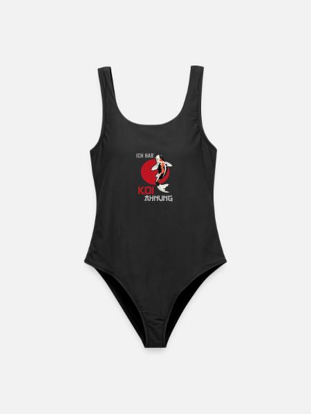 Koi Fische Koi Züchter Fischteich Japan Design - Frauen Badeanzug - Schwarz