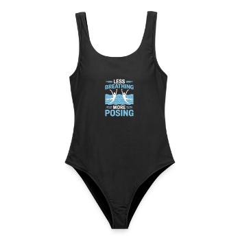 Natation synchronisée Natation artistique Sports nautiques - Maillot de bain femme - noir - Devant - AI Model Female 172 light (172cm)
